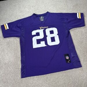 Adrian Peterson Minnesota Vikings NFL #28 Jersey Youth Size L NFL Team‎ Apparel